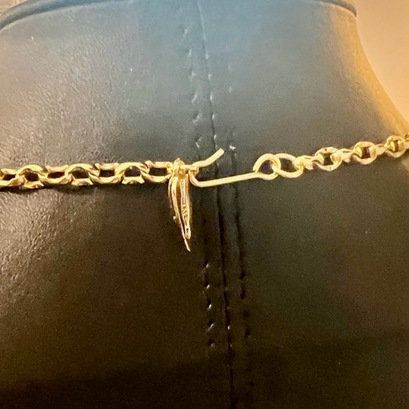 Whiting & Davis Vintage 70s Gold Mesh Handkerchief Bib Necklace Signed Extender - Picture 7 of 10